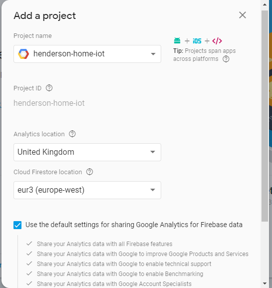 Create Firebase project.PNG